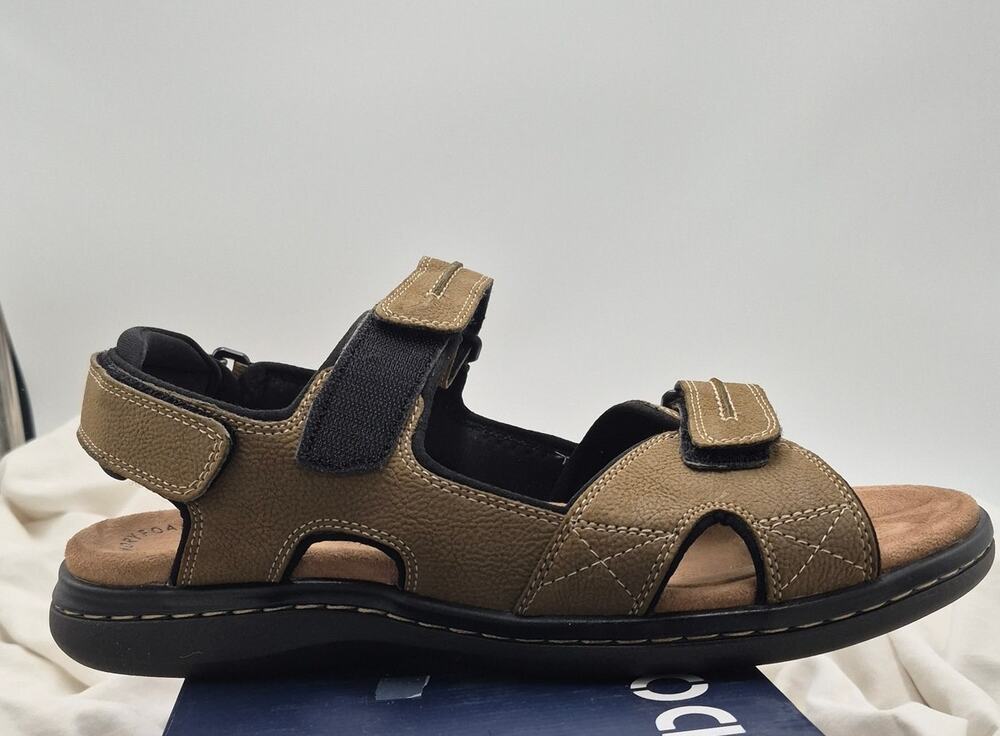 NEW Dockers Men's Newpage Sandal Dark Tan men's size 13 Wide